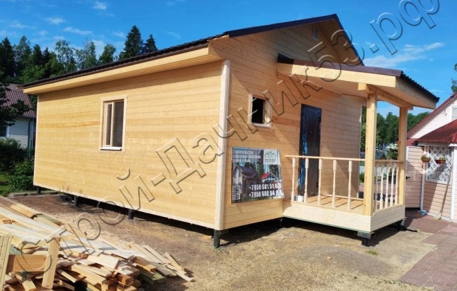 1 Каркасный дом 8х6м + 2х1.5м , 51 М², Ленинградская область, Выборгский район, с.п. Гончаровское (10)
